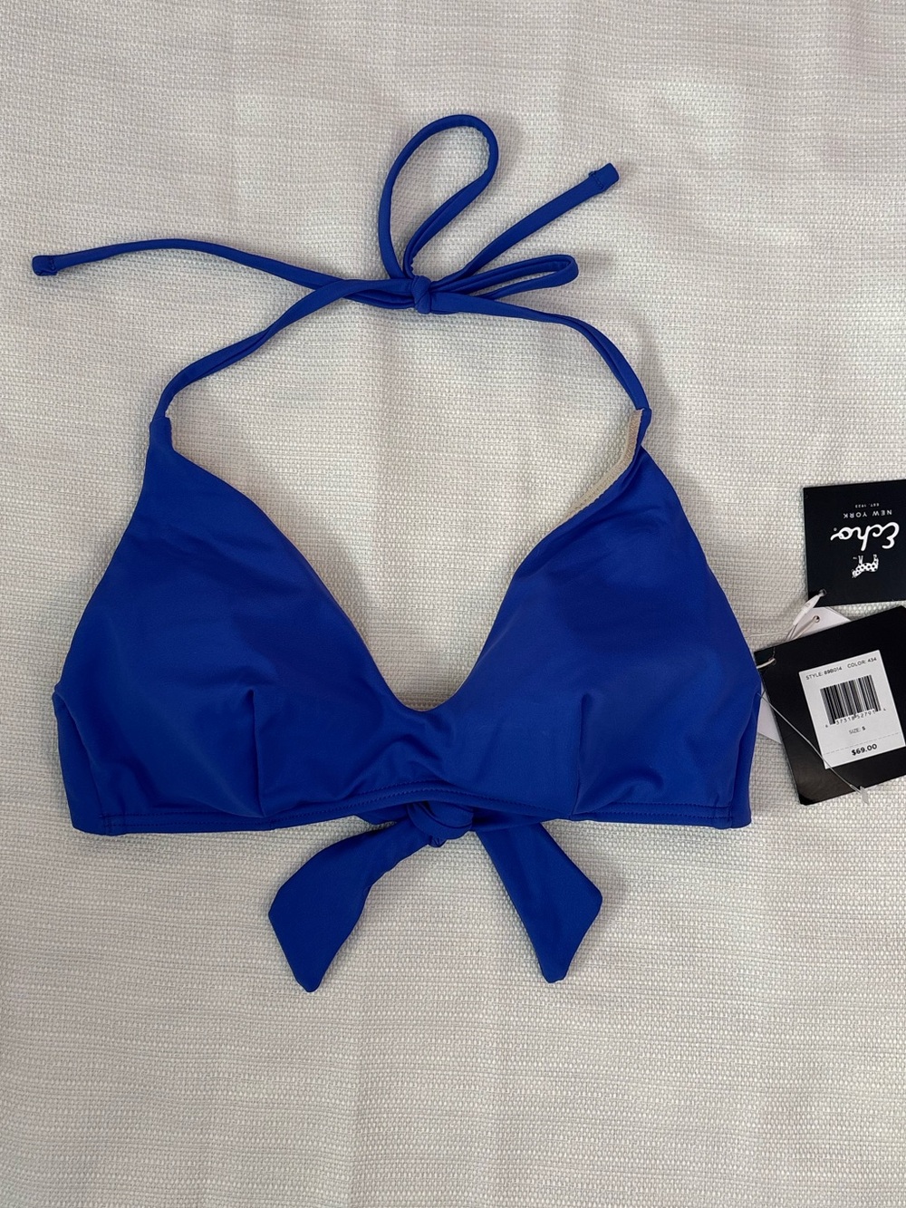 Echo Bikini Top With Removable Padding Sz Small NWT -